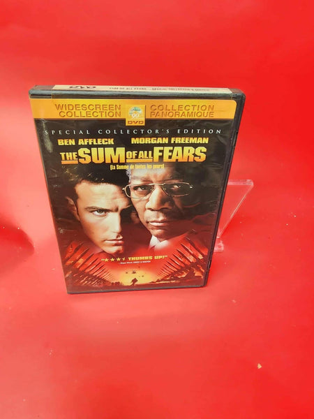 The Sum Of All Fears / La Somme De Tours Les Peurs (DVD) Comme Neuf
