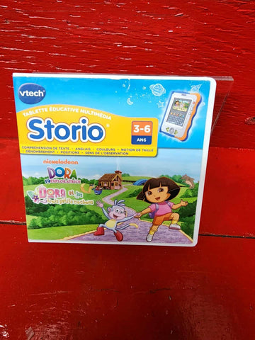 Jeu Vtech pour Storio  Dora L'Exploratrice  Dora et les Trois Petits Cochons