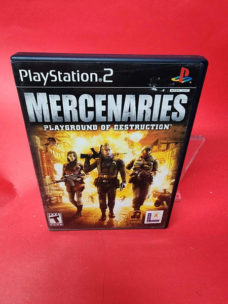 Mercenaries: Playground of Destruction (ps2),  no manual   *cd are like new*
