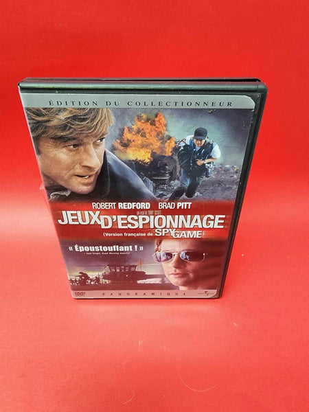 Spy Game jeux d'espionnage (DVD, 2001) Bilingue/ like new
