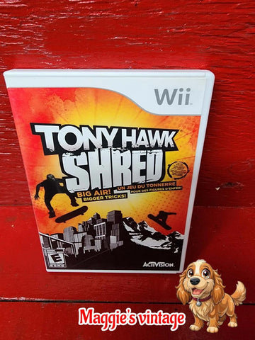 Tony Hawk: Shred (Nintendo Wii, 2010) *CIB DISC LIKE NEW*