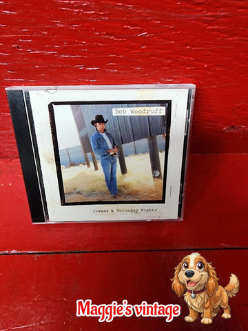 Bob Woodruff Dreams & Saturday Nights Music CD Album *DISC LIKE NEW *