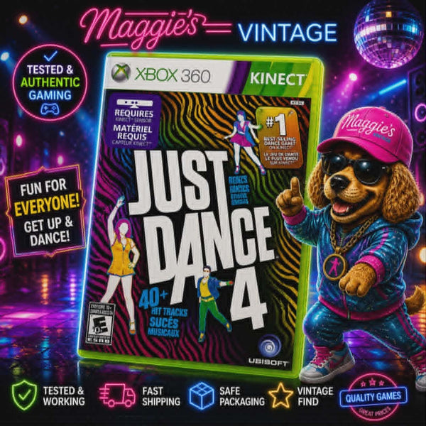 Just Dance 4 (Microsoft Xbox 360, 2012) CIBC DISC LIKE NEW