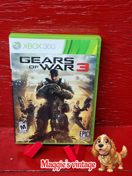 Gears of War 3 (Microsoft Xbox 360, 2011) *CIB DISC LIKE NEW*