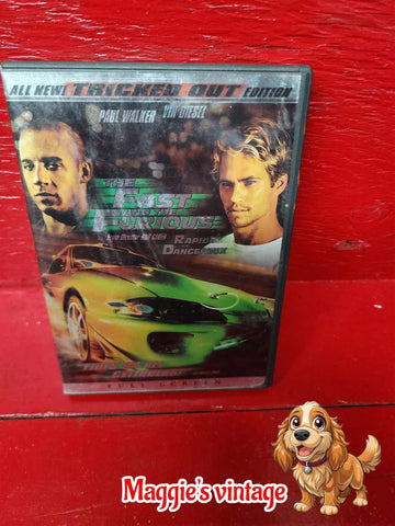 The Fast and the Furious (DVD, 2003, Tricked Out Edition *BILINGUE DISC LIKE NEW