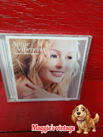 Quand Je Ferme Les Yeux [Audio CD] Annie Villeneuve *DISC  SURFACE LIKE NEW*