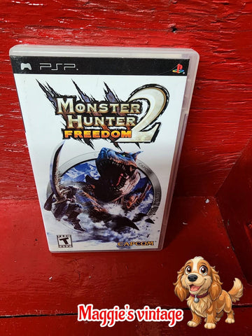 Monster Hunter Freedom 2 (Sony PlayStation Portable, PSP) CIB Complete - Tested