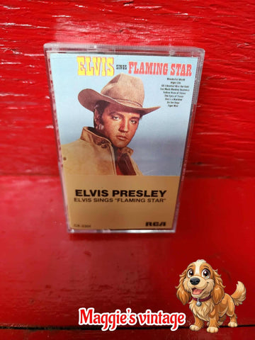 Elvis Presley Flaming Star original 1986 canadian cassette