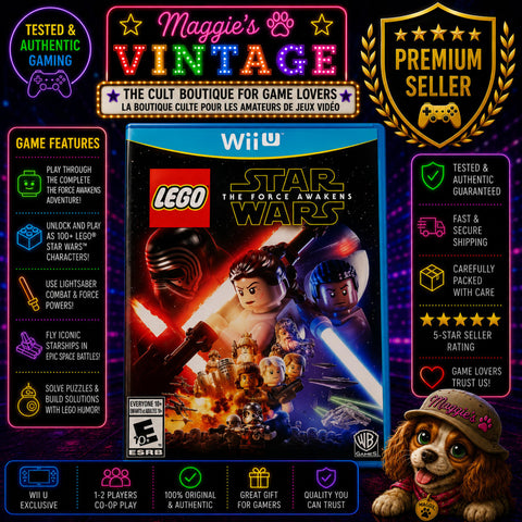 LEGO Star Wars: The Force Awakens (Nintendo Wii U, 2016) CIB DISC LIKE NEW