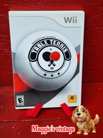 Rockstar Games Presents Table Tennis ( Nintendo Wii, NO MANUAL DISC LIKE NEW