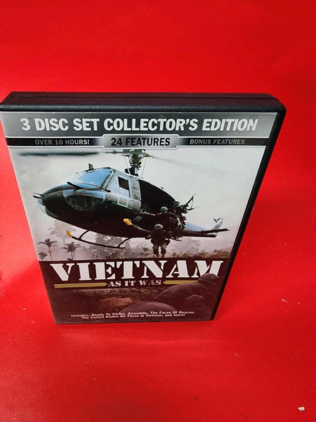 VIETNAM - AS IT WAS  (DVD, 2008) - 3 Disc Set Collector's Edition - * LIKE NEW*