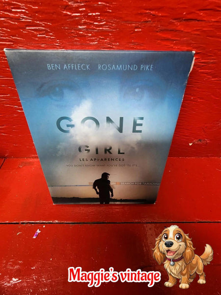 Gone Girl (DVD, 2014) Ben Affleck - *BILINGUE DISC LIKE NEW *WITH BOOK*