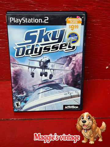 Sky Odyssey - Sony Playstation 2 PS2 - Complete In Box *CIB DISC LIKE NEW*