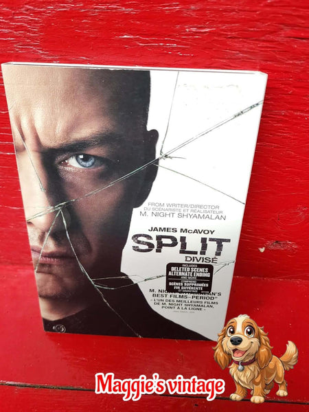 Split (DVD, 2017) SLIPCOVER! *BILINGUE DISC LIKE NEW