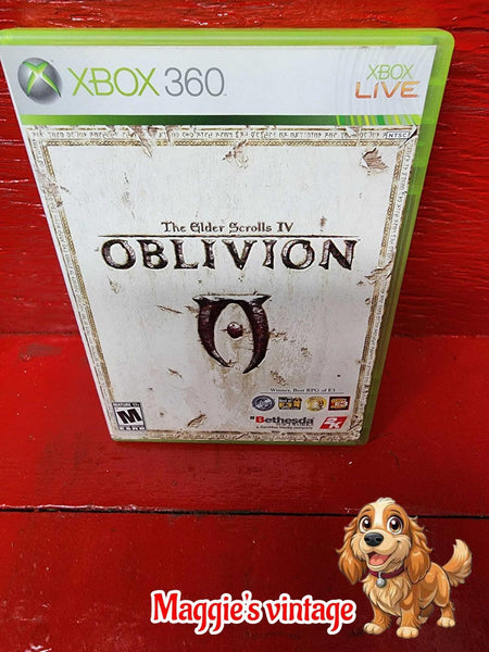The Elder Scrolls IV 4: Oblivion (Xbox 360) Complete with Manual AND MAP !!
