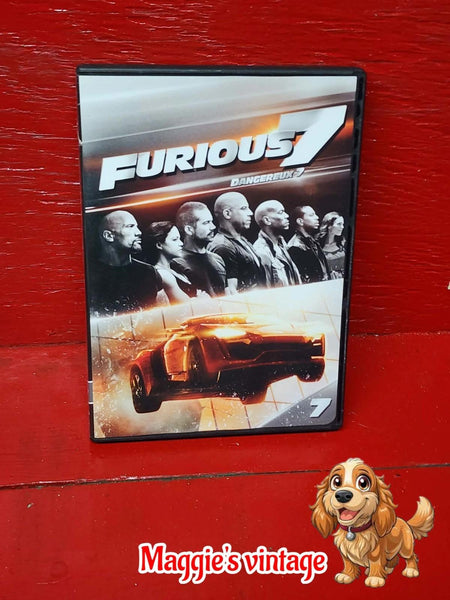 Furious 7 (DVD, 2017, Canadian)  *BILINGUE DISC LIKE NEW*