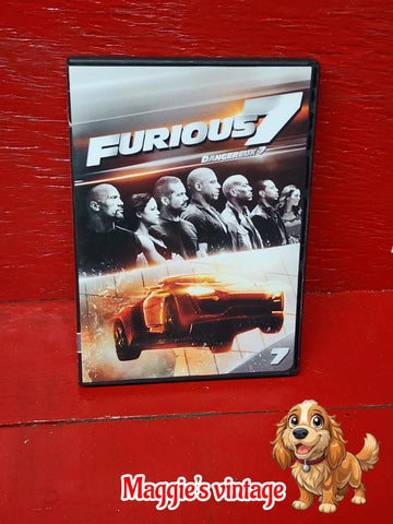 Furious 7 (DVD, 2017, Canadian)  *BILINGUE DISC LIKE NEW*