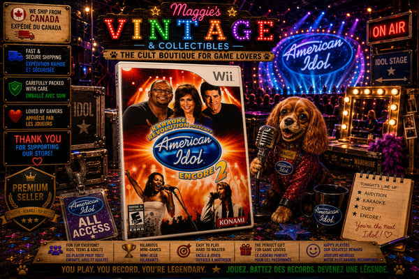 Karaoke Revolution American Idol Encore 2 (Nintendo Wii, 2008) CIB DISC LIKE NEW