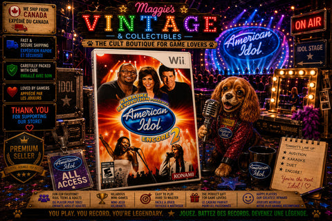 Karaoke Revolution American Idol Encore 2 (Nintendo Wii, 2008) CIB DISC LIKE NEW