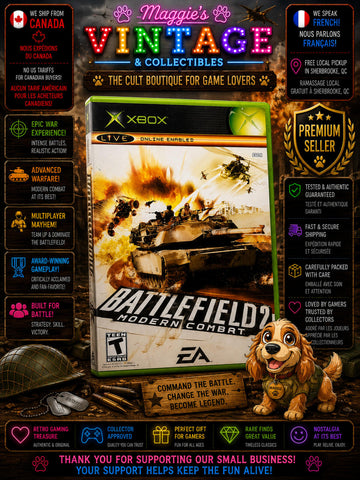 Battlefield 2: Modern Combat (Microsoft Xbox, 2005) * NO MANUAL  DISC LIKE NEW*