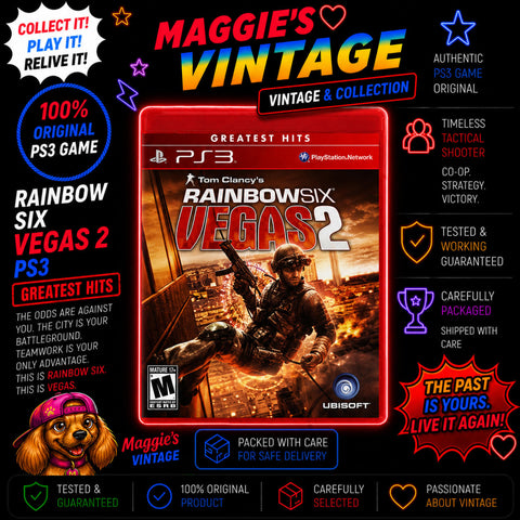 Tom Clancy's Rainbow Six: Vegas 2  PS3 Greatest Hits CIB DISC LIKE NEW