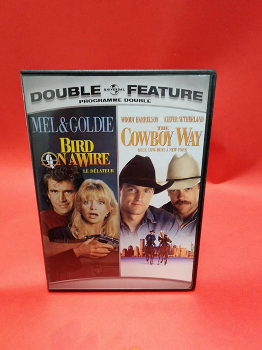 Bird on a Wire + The Cowboy Way (DVD, 2007, 2-Disc Set)Bilingue Like new!