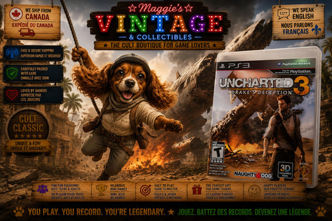 Uncharted 3 Drakes Deception Ps3 CIB DISC LIKE NEW