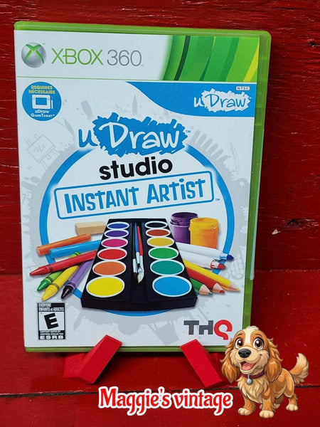 U Draw Studio Instant Artist 2010( Microsoft/ Xbox 360) CIB DISC LIKE NEW