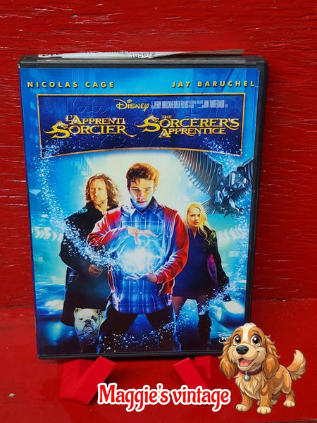 Sorcerers Apprentice (DVD, 2010) Nicolas Cage, *BILINGUE DISC LIKE NEW*