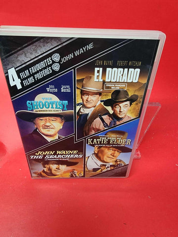4 Film Favorites: John Wayne *BILINGUE LIKE NEW*