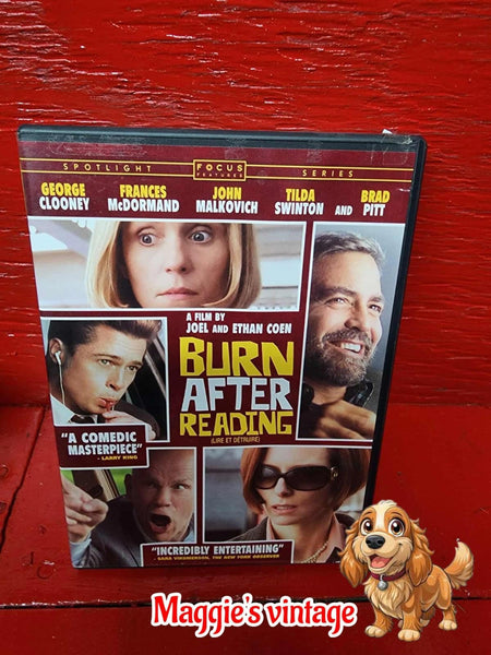 Burn After Reading LIRE ET DÉTRUIRE  (DVD) *BILINGUE DISC LIKE NEW*