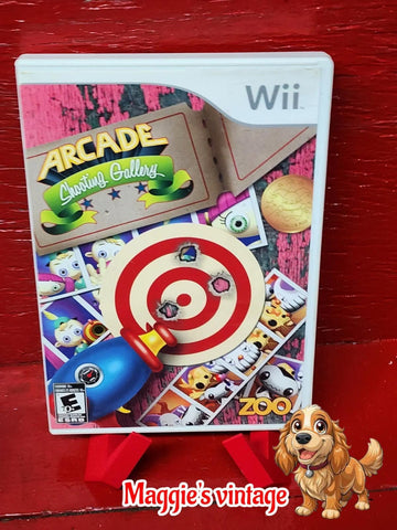 Arcade Shooting Gallery Nintendo Wii  *CIB DISC LIKE NEW*