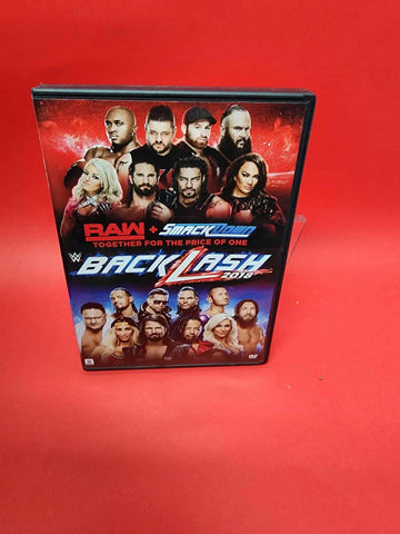 WWE Backlash 2018 (DVD, 2018) Roman Reigns, Alexa Bliss, Samoa Joe *like new*