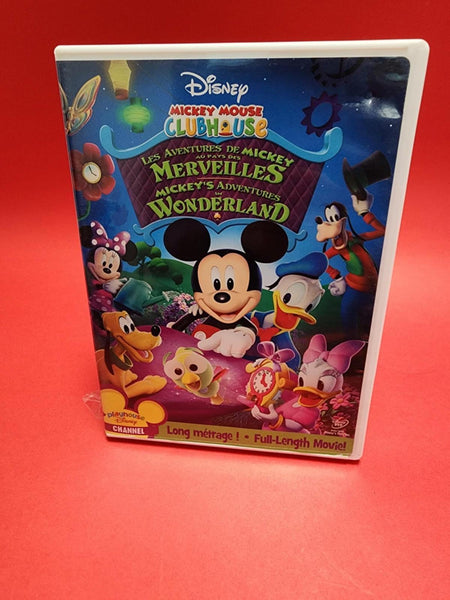 Mickey Mouse Clubhouse : ADVENTURES IN WONDERLAND (Bilingual) LIKE NEW