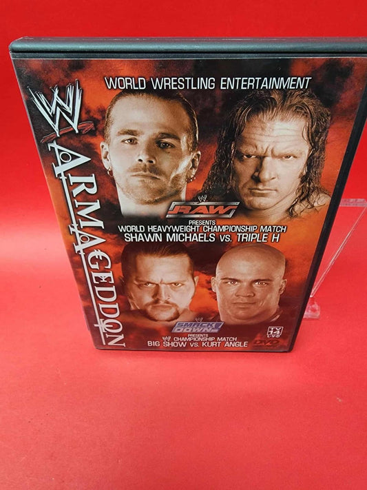WWE Armageddon 2002 DVD - Triple H VS Shawn Michaels - World Wrestling Like new!