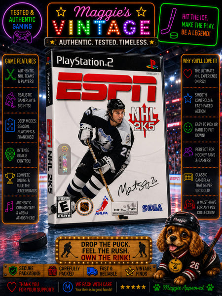 ESPN NHL 2K5 Sony Playstation 2 PS2 - Complete CIB - DISC LIKE NEW