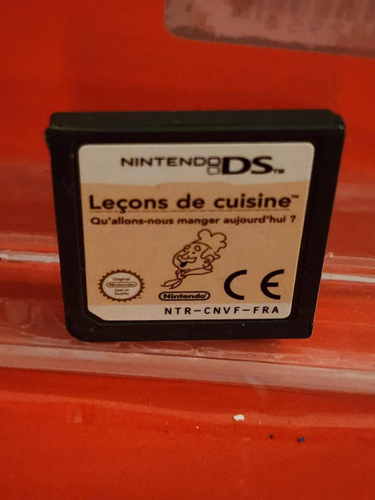 LECONS DE CUISINE NINTENDO DS Cartouche Seulement.