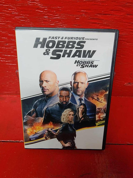 Hobbs & Shaw - DVD bilingual - Dwayne Johnson,  *BILINGUE DISC LIKE NEW*
