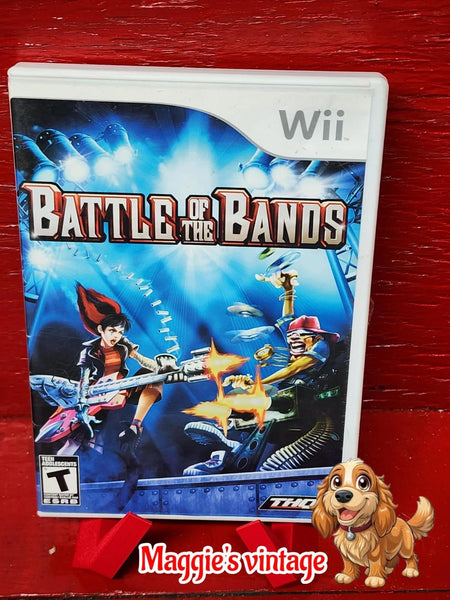Battle of the Bands (Nintendo Wii, 2008) COMPLETE  *CIB DISC LIKE NEW*