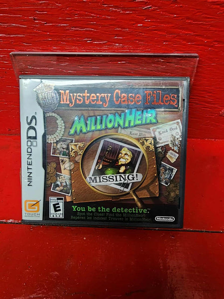 Mystery Case Files MillionHeir DS (Nintendo DS, 2008) CIB *LIKE NEW*