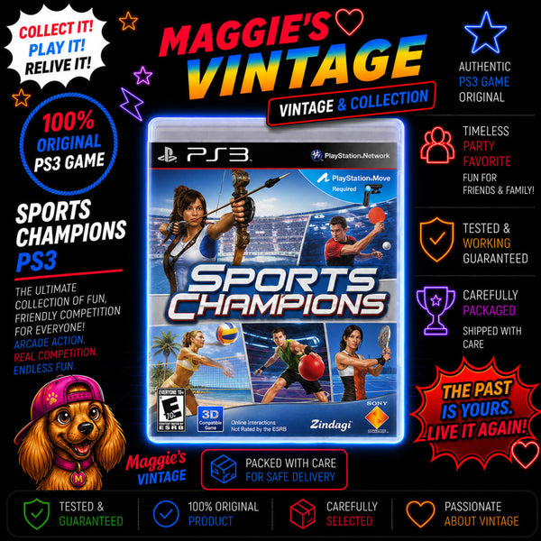 Sports Champions - Sony Playstation 3 PS3 - Complete In Box CIB DISC LIKE NEW