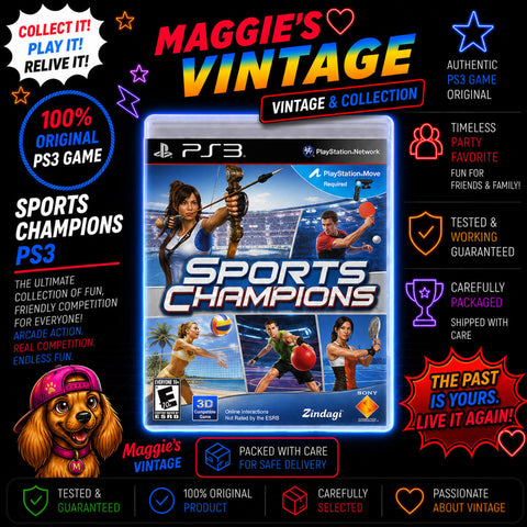 Sports Champions - Sony Playstation 3 PS3 - Complete In Box CIB DISC LIKE NEW