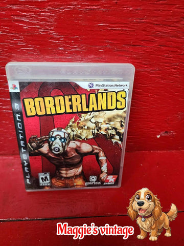 Borderlands (Complete, PS3, 2009) NO MANUAL  *DISC LIKE NEW*