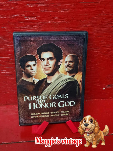 Pursue Goals That Honor God (DVD, 8 languages, 2008) DISC LIKE NEW