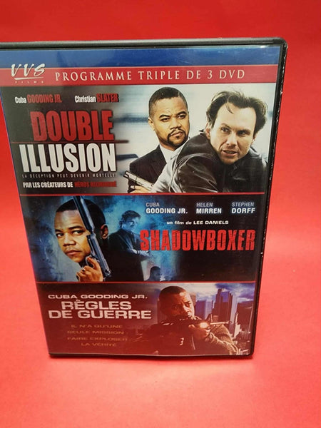 Lies And Illusion, Shadowboxer, Way Of War DVD Triple Feature* BILINGUE LIKE NEW