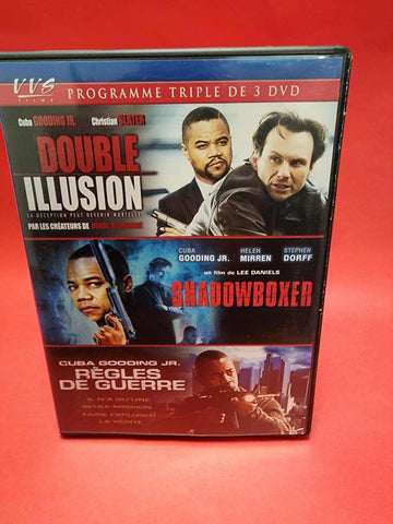 Lies And Illusion, Shadowboxer, Way Of War DVD Triple Feature* BILINGUE LIKE NEW