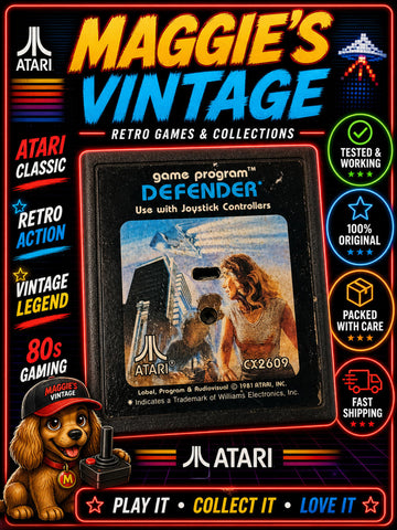 Defender (Atari 2600, 1982) CART ONLY TESTED