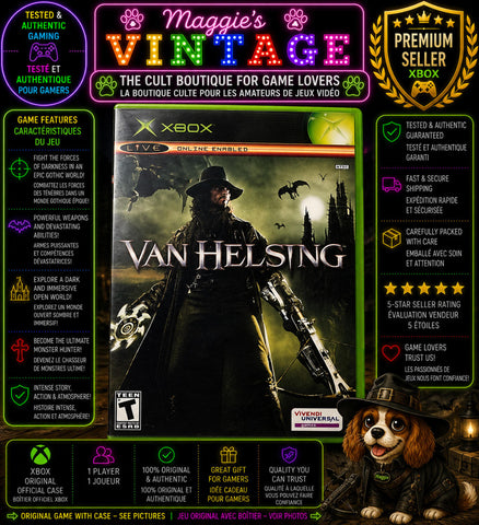 Van Helsing (Microsoft Xbox, 2004) - NO MANUAL DISC LIKE NEW