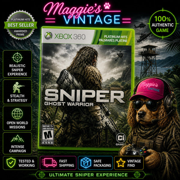 Sniper: Ghost Warrior Platinum Hits (Microsoft Xbox 360, 2010) CIB Like New