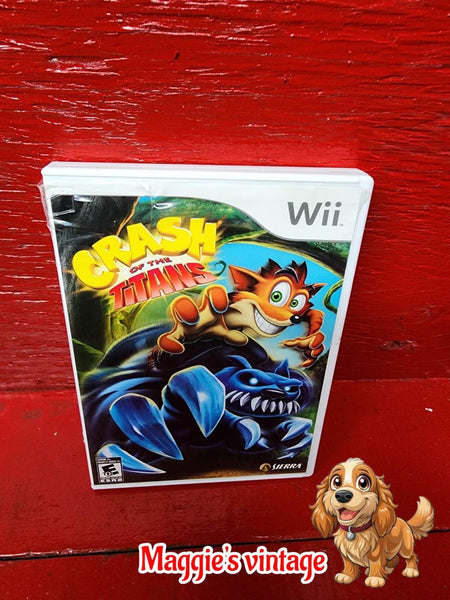 Crash of the Titans (Nintendo Wii) NO MANUAL *DISC LIKE NEW*